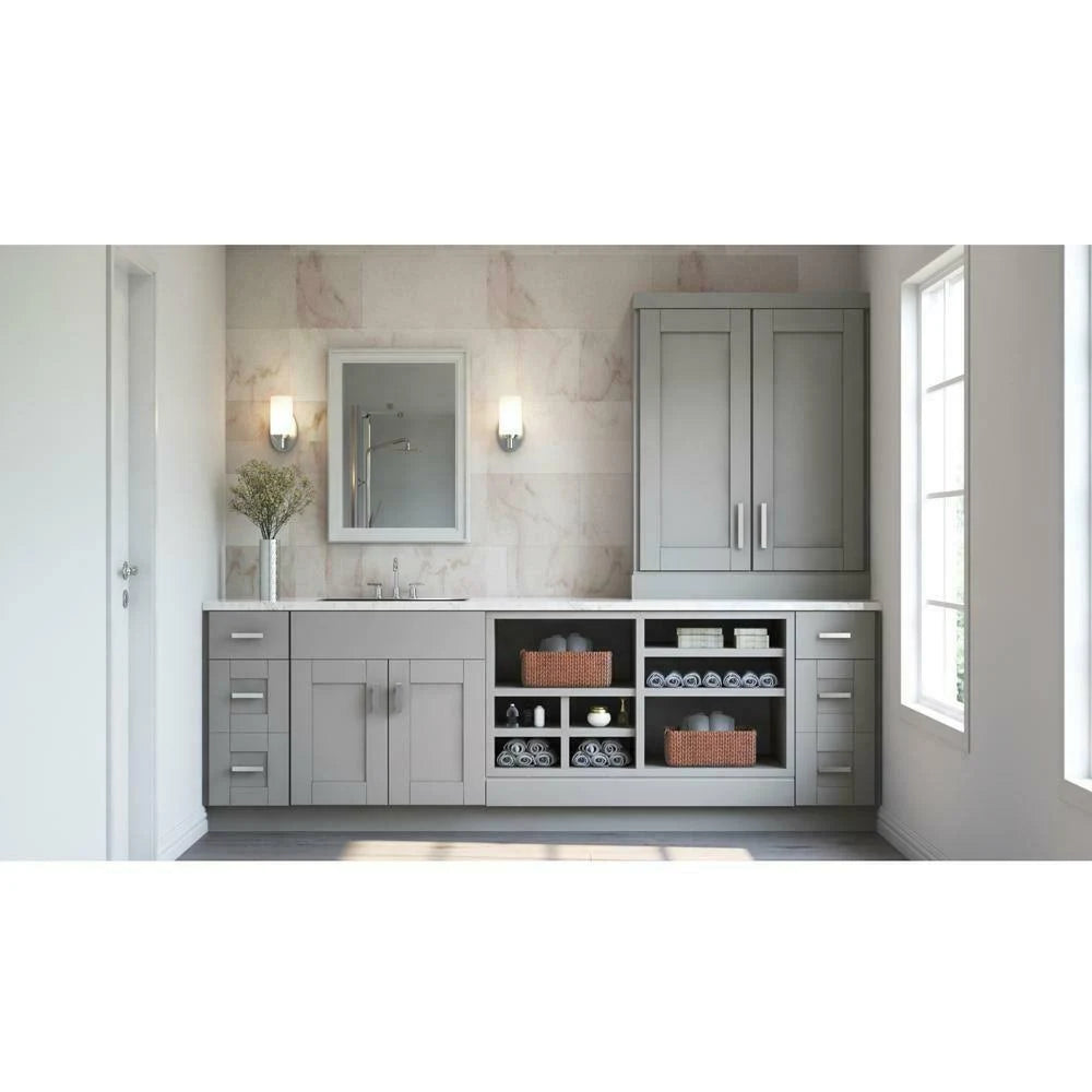 Dove Gray Wall Bridge Kitchen Cabinet G269