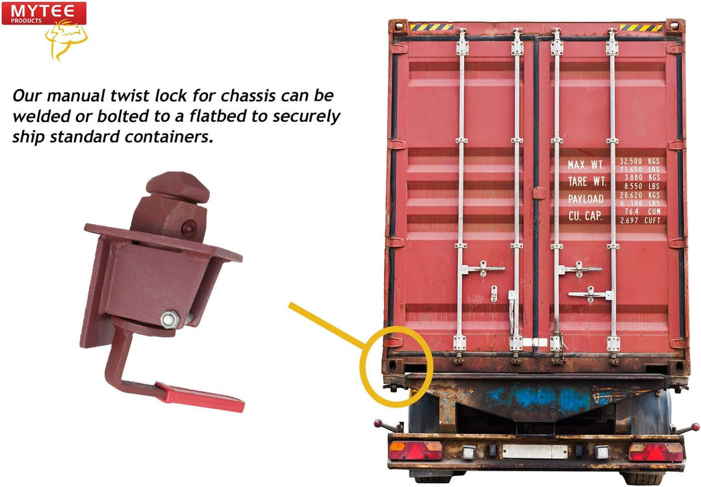 8 Pack Manual Twist Lock Weld Type for Chassis J934