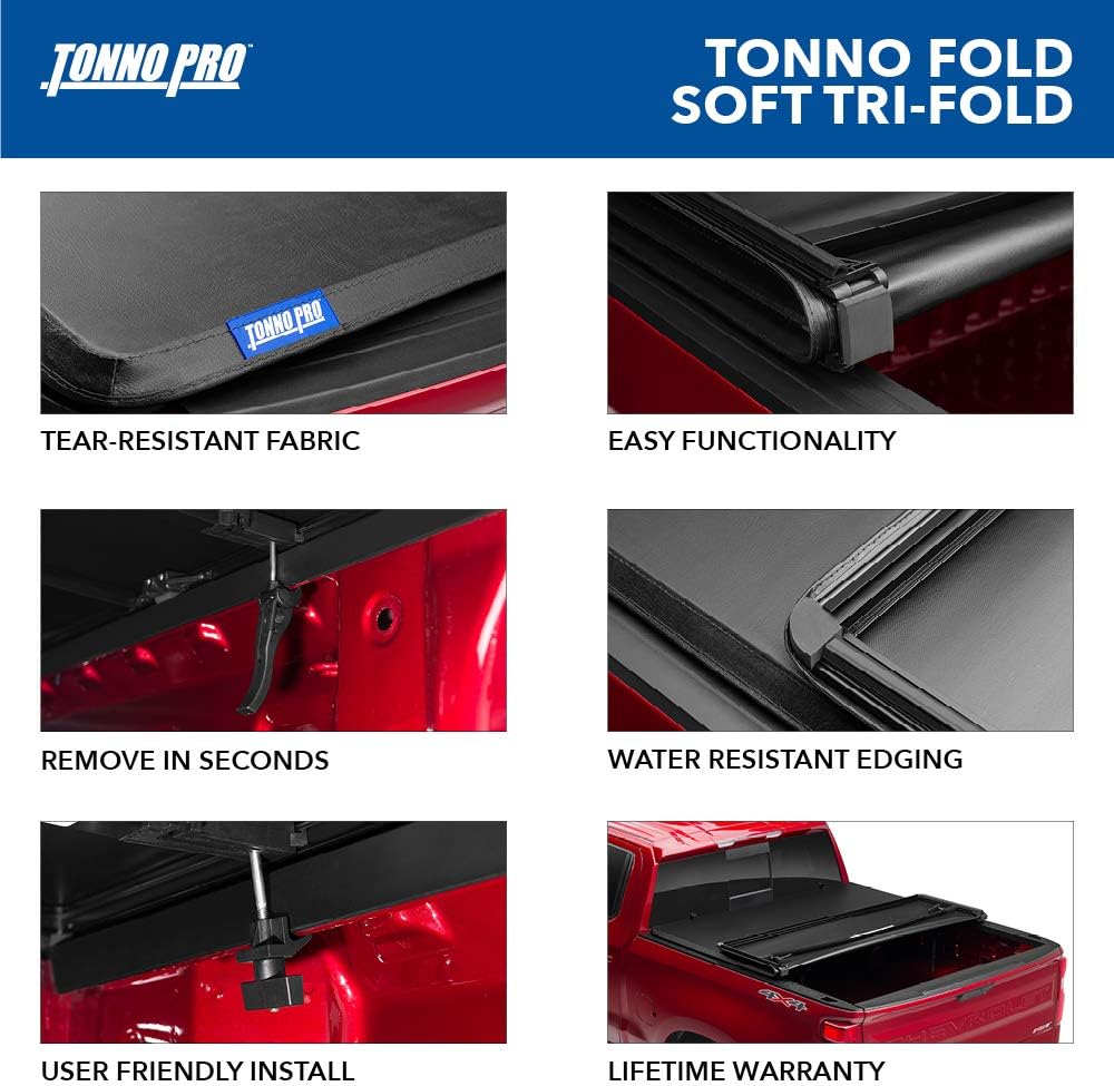 Soft Folding Truck Bed Tonneau Cover E5482