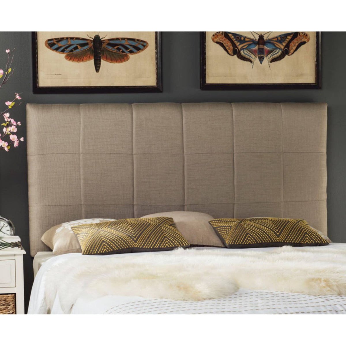 Twin Smoke Headboard G3376