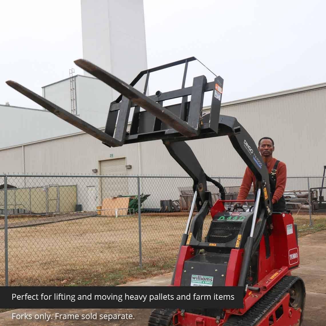 48 Pallet Fork Blades, 4,000 LB Load Capacity, Class II Forklift Blades A2434
