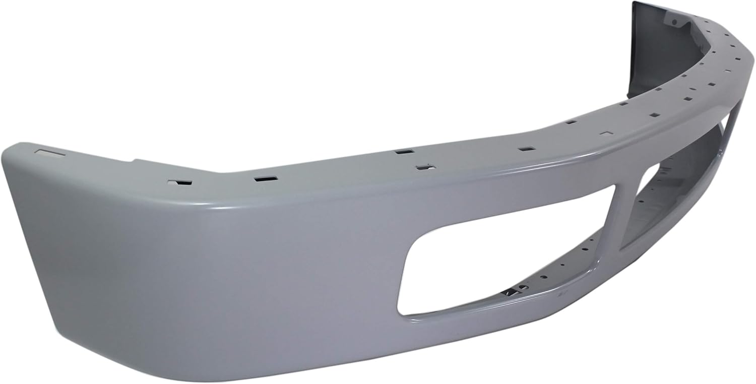 Paintable Steel Front Bumper with Moulding Pad Holes F79764