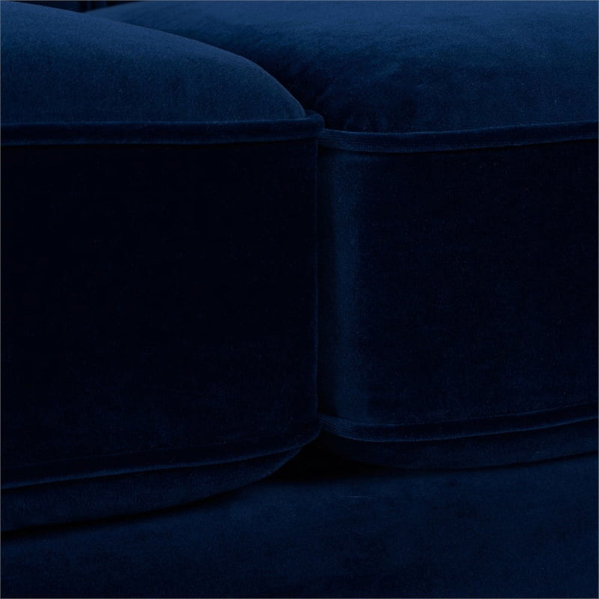 Navy Blue Tufted Tuxedo Sofa S29412