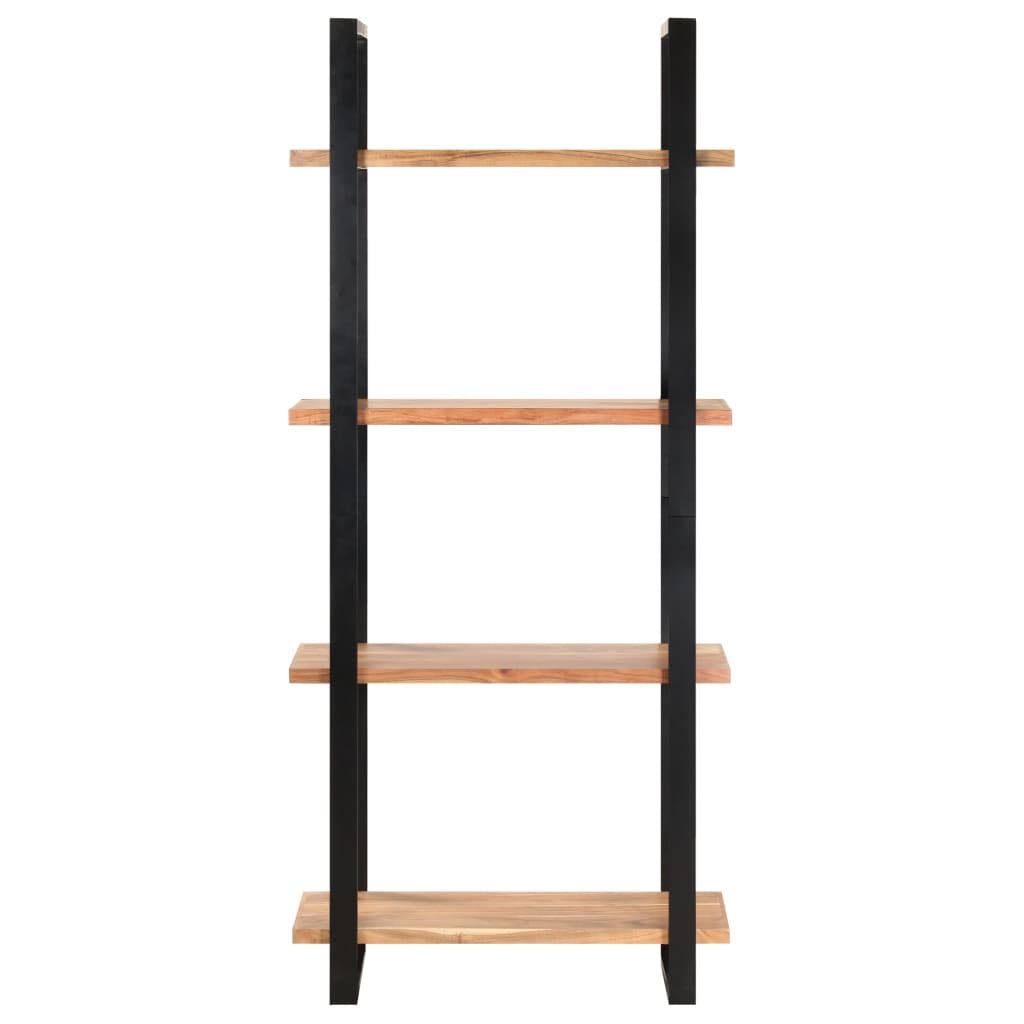 4-Tier Solid Acacia Wood Bookcase Q580