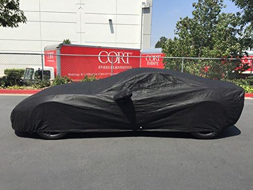 5 Layer Heavy Duty Waterproof Black Car Cover Y403195