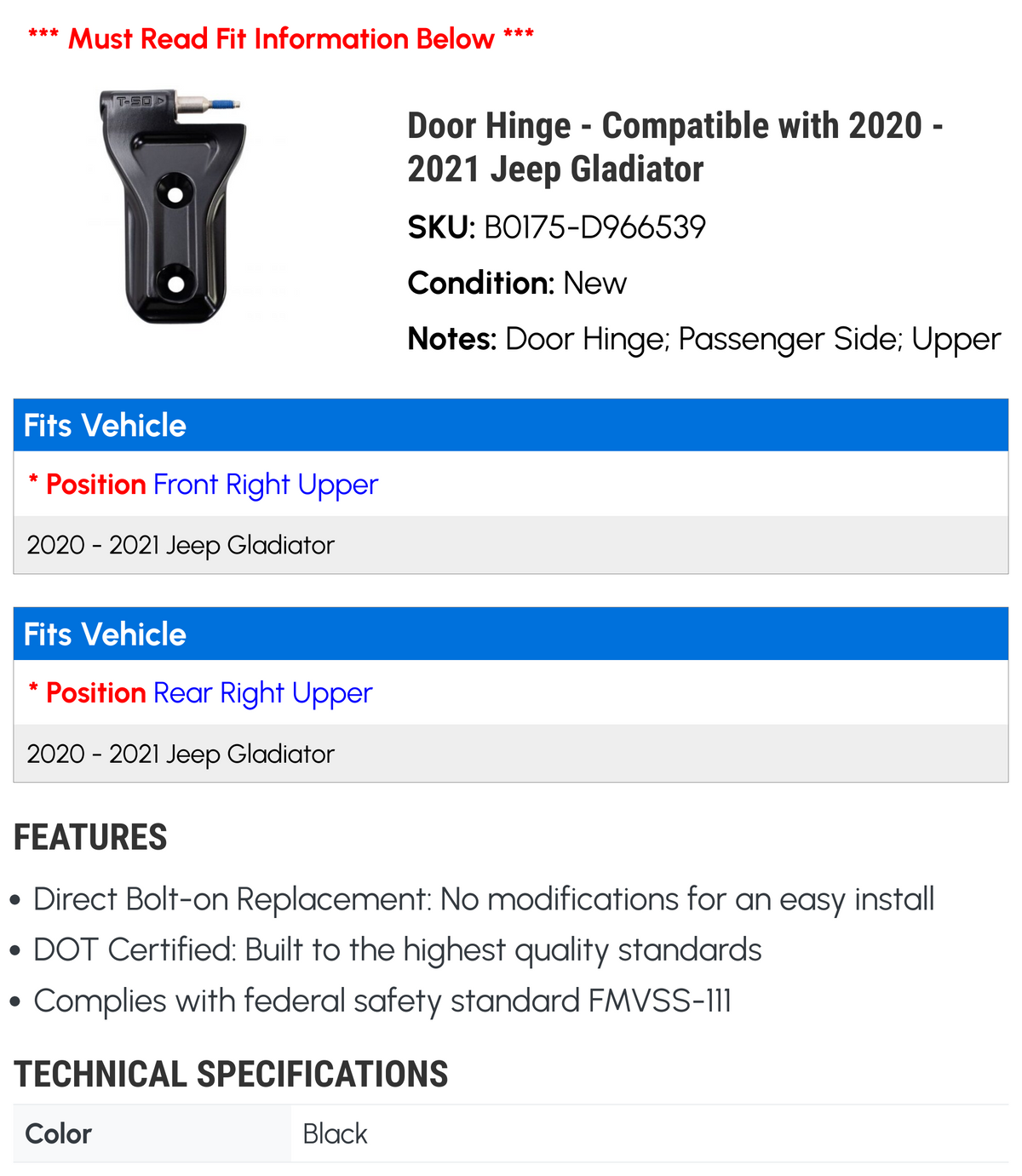 Door Hinge Z52464