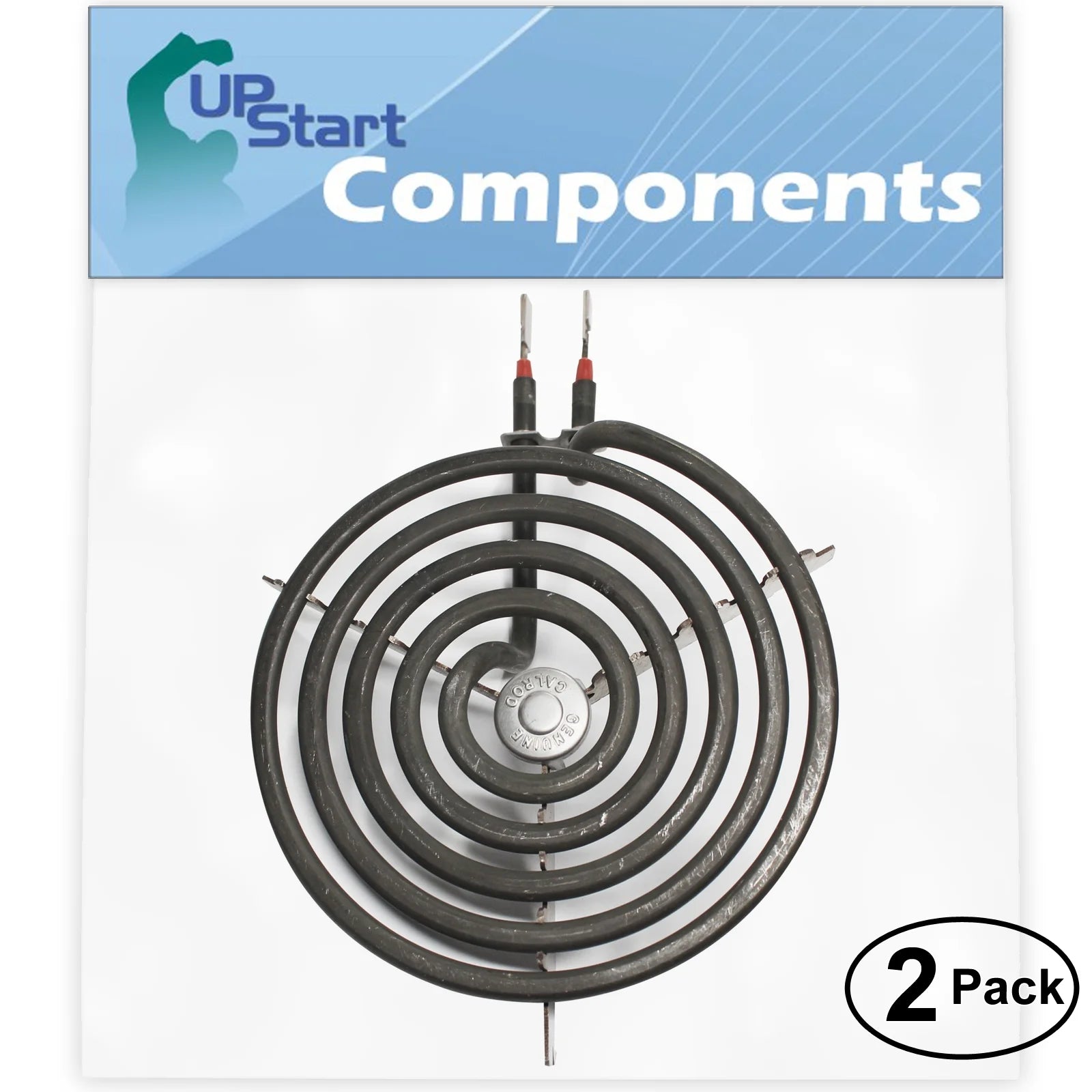 2-Pack 6 inch 5 Turns Surface Burner Element for Range Stove Cooktop B322