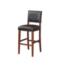 Black Faux Leather Bar Stool V169068