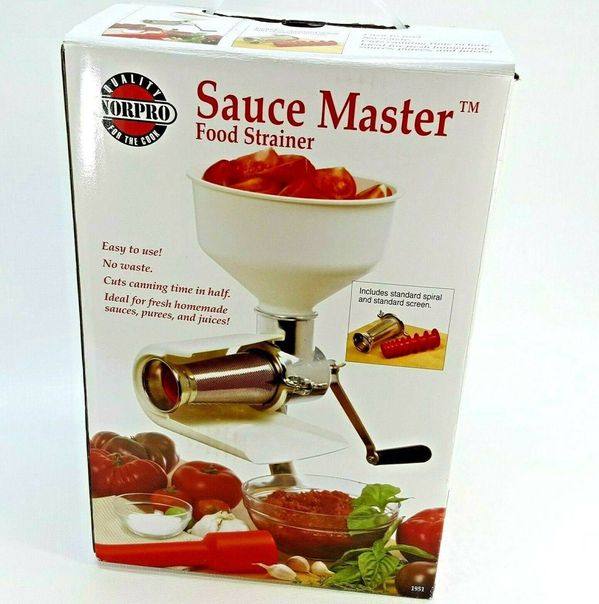Metal Food Strainer and Sauce Maker H156171
