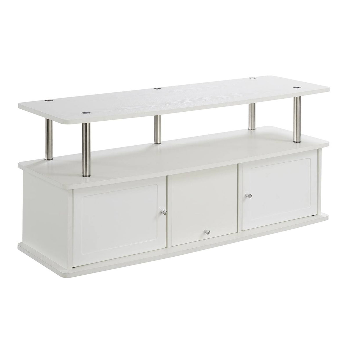 Grey 3-Cabinet TV Stand A305