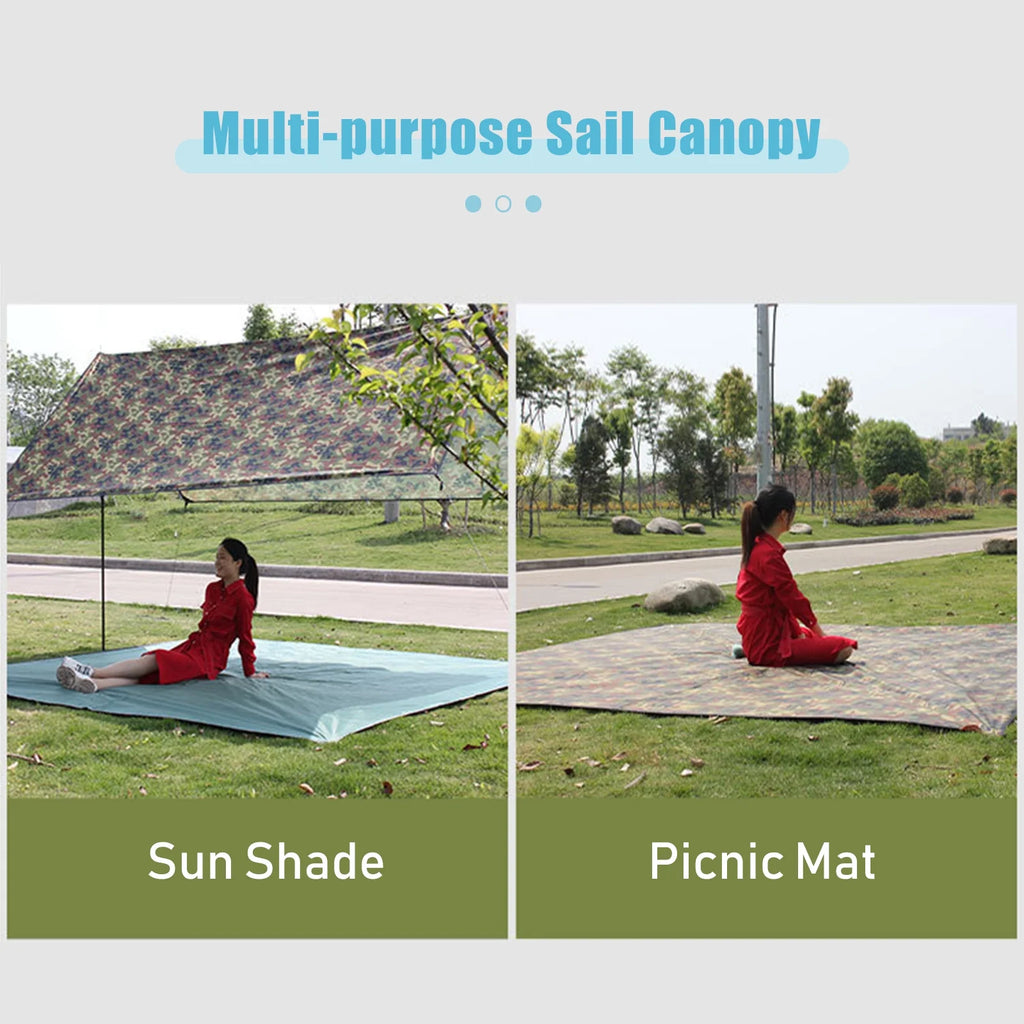 Sail Canopy Sun Shade with Rope F6004