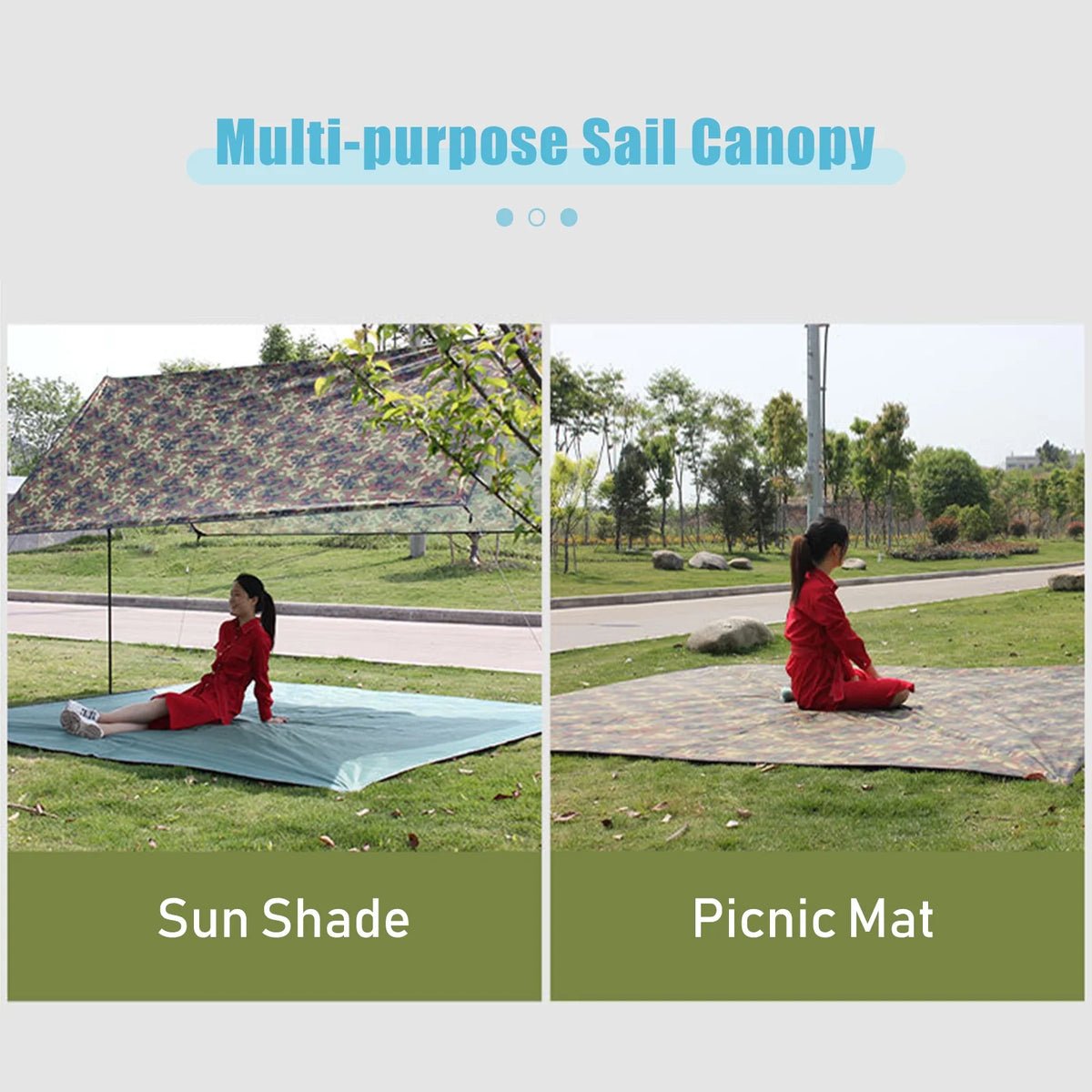 Sail Canopy Sun Shade with Rope F6004