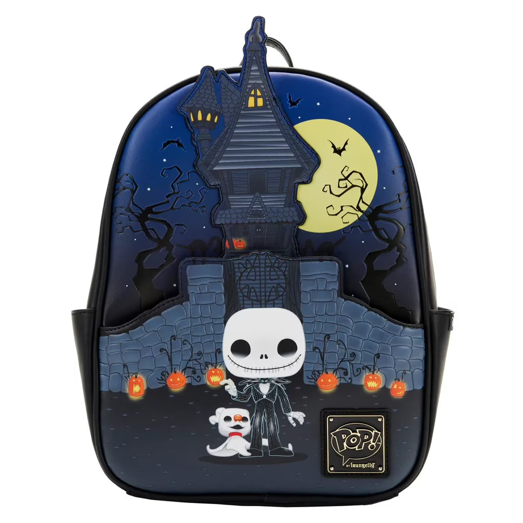 NBC Jack Skellington House Mini Backpack Navy Y826