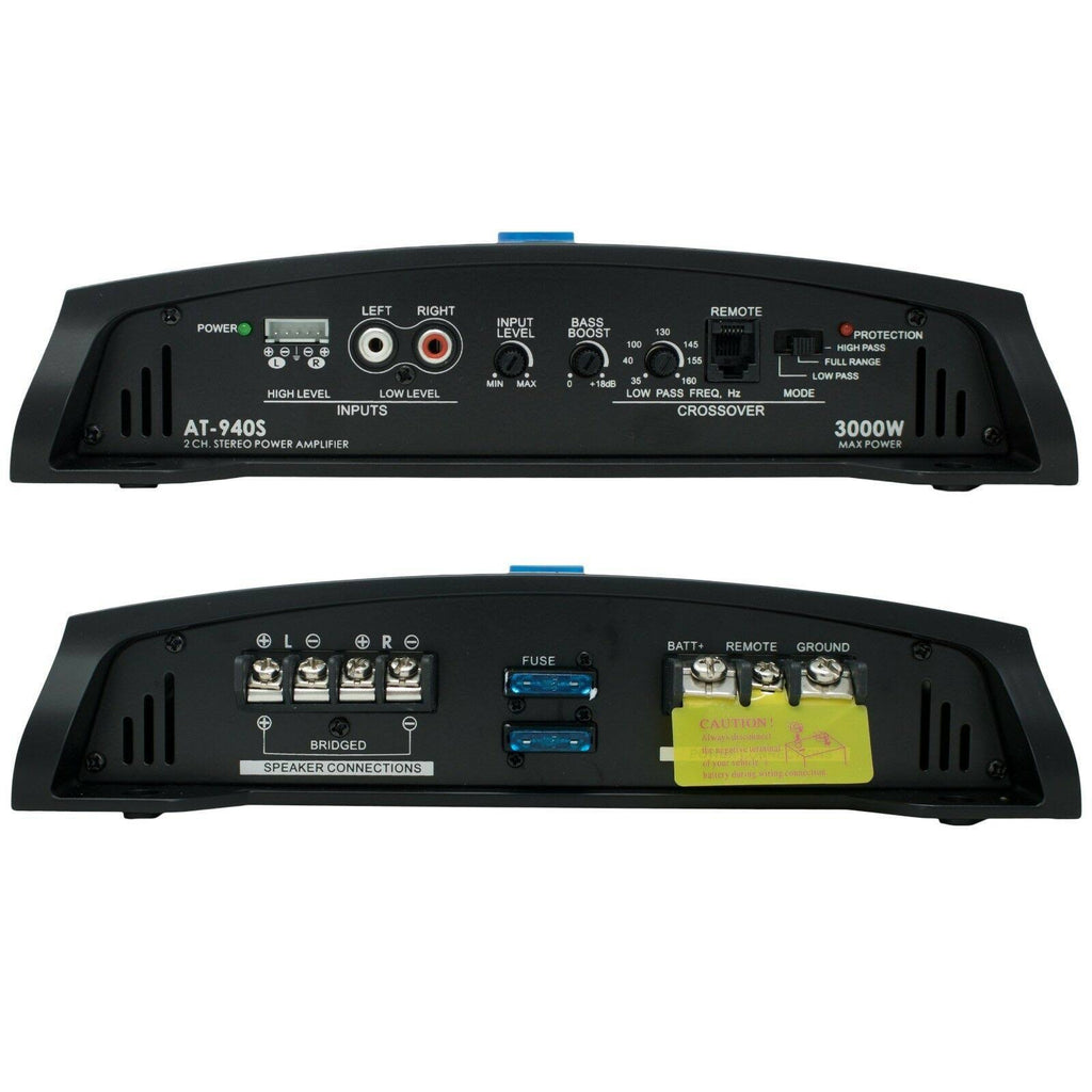 2 Channel 3000 Watts Car Audio Stereo Amplifier S22848