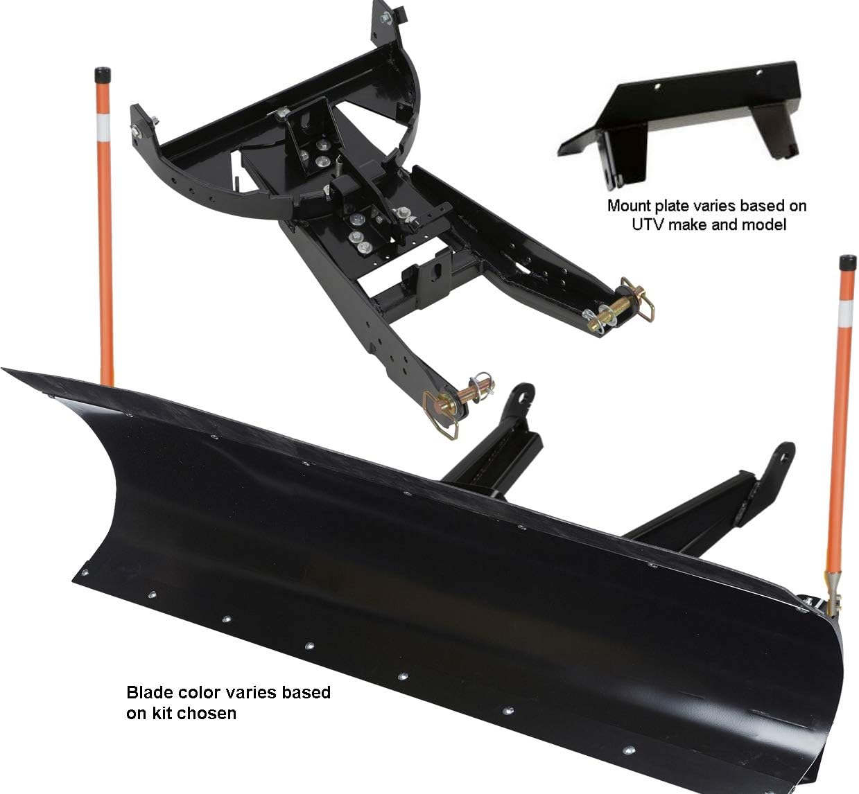 72 inch Black UTV Snow Plow Kit N574169