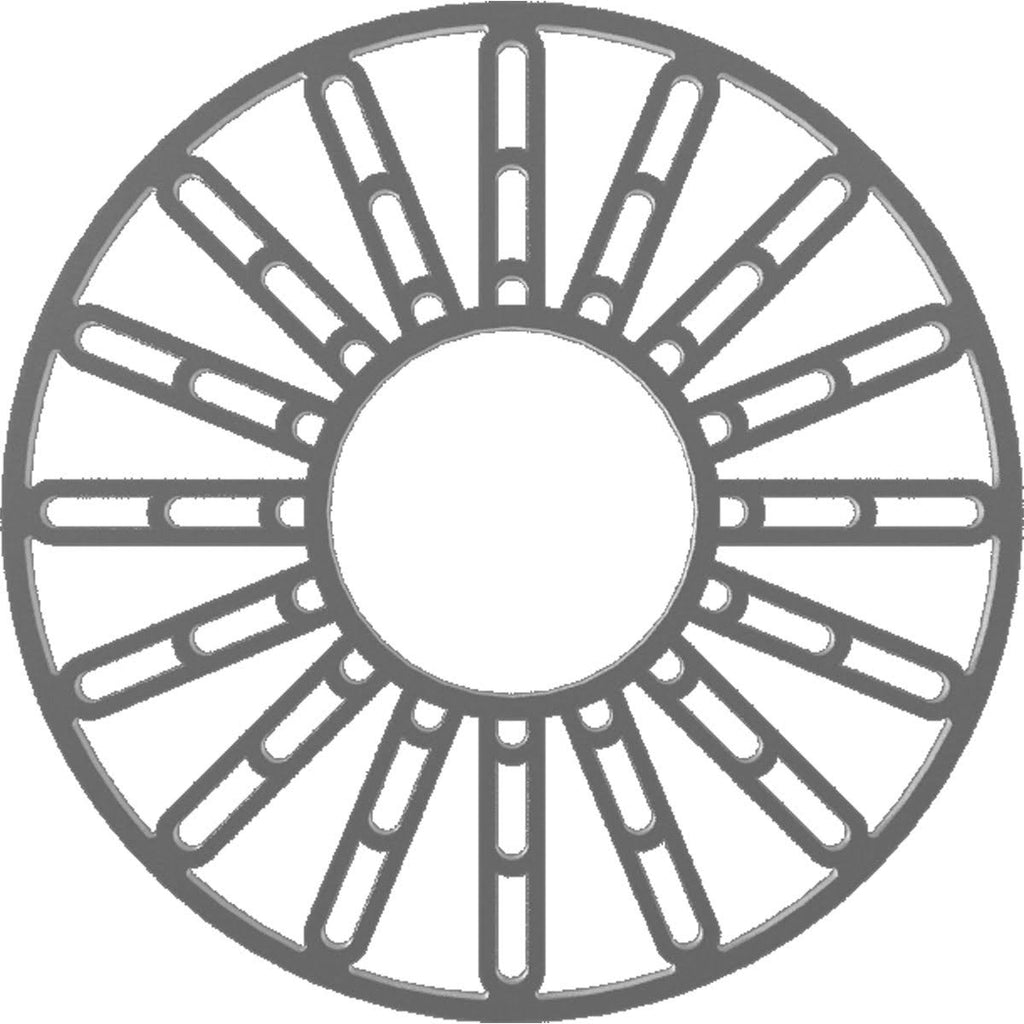 36x22OD x 13 1/8x22ID x 1x22P PVC Pierced Ceiling Medallion Y70688