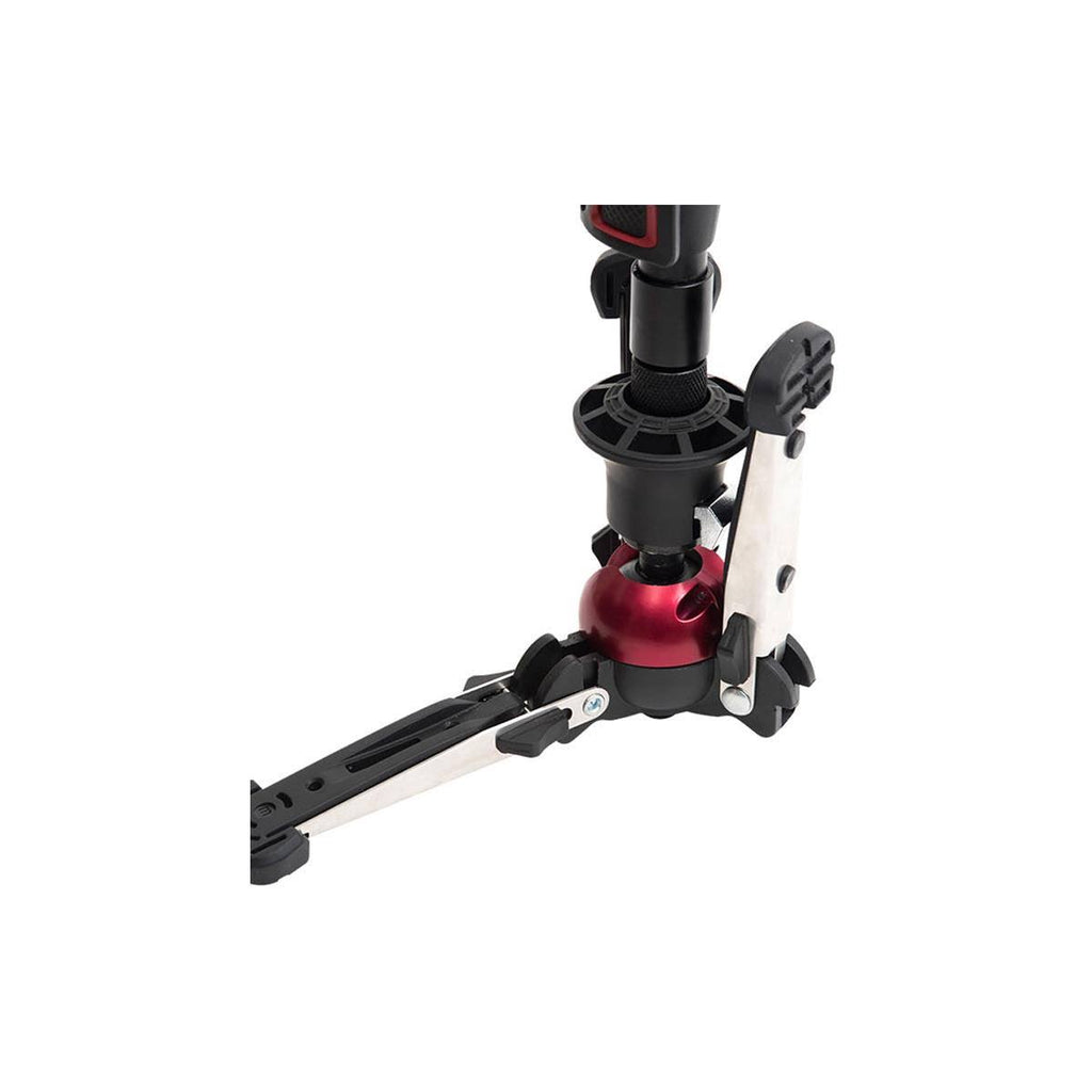 Aluminum Monopod with Pivoting and Lockable Foot Stand Y7143