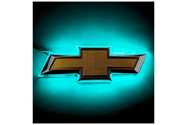 Aqua Illuminated Bowtie for Chevrolet Camaro W9941