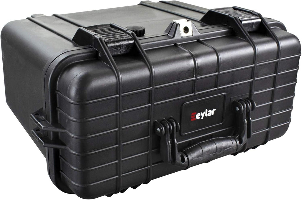 Pack of 2 Water and Shock Resistant Protective Gear Case with Foam (Black) Q268