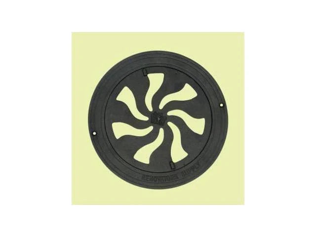 10 Round Cast Aluminum Wall Floor Vent Grate Z30925