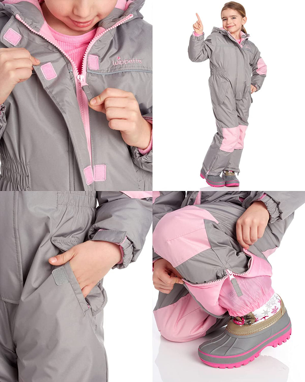 Waterproof Insulated Fleece Lined Snowsuit Coveralls B513