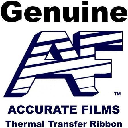 Thermal Transfer Ribbon, Case of 24, 4.50" x 1,476' (114mm X 450m), 1" Core, Black, Resin Enhanced Wax Ribbon I807548