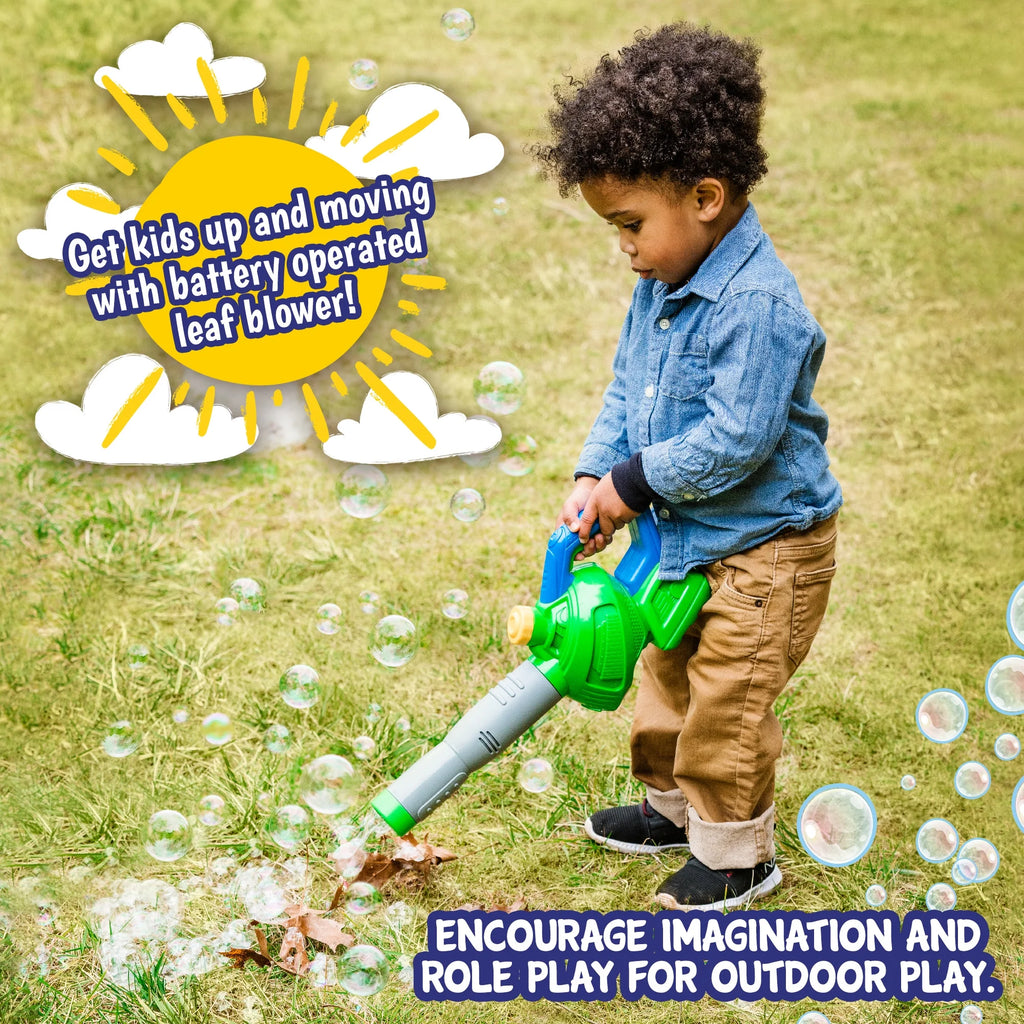 Bubble-N-Fun Toy Leaf Blower with 4oz Refill Solution N927412