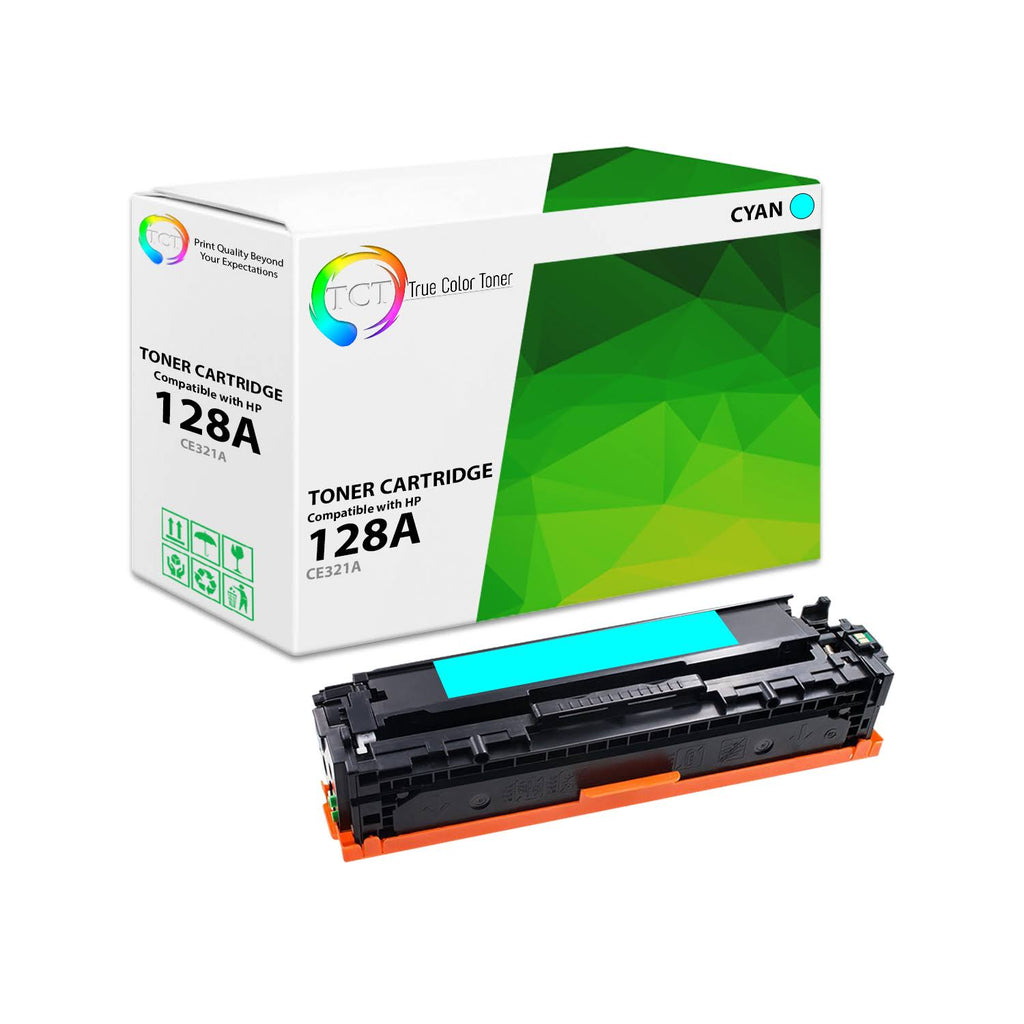 Compatible HP 128A Toner Cartridge 4 Pack Set - Black, Cyan, Yellow, Magenta M9437
