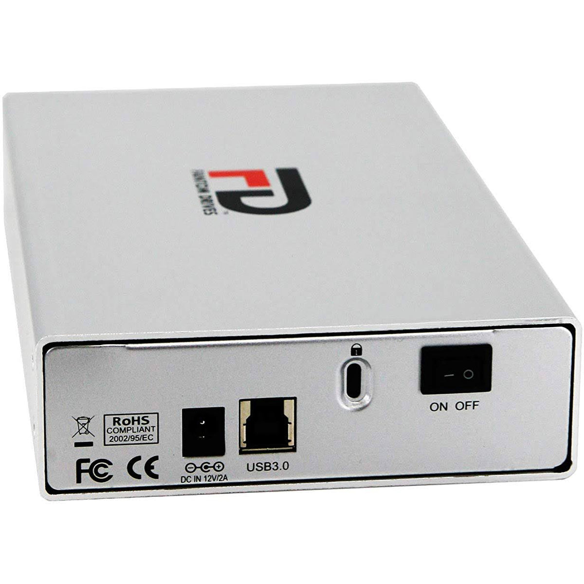 8TB External USB 3.0 Hard Drive, Silver V67893