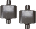 Pair of Single Chamber Race Muffler 2.25" Center/Center Universal Pack of 2 K80137