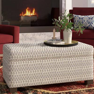 Tufted Storage Ottoman E13162