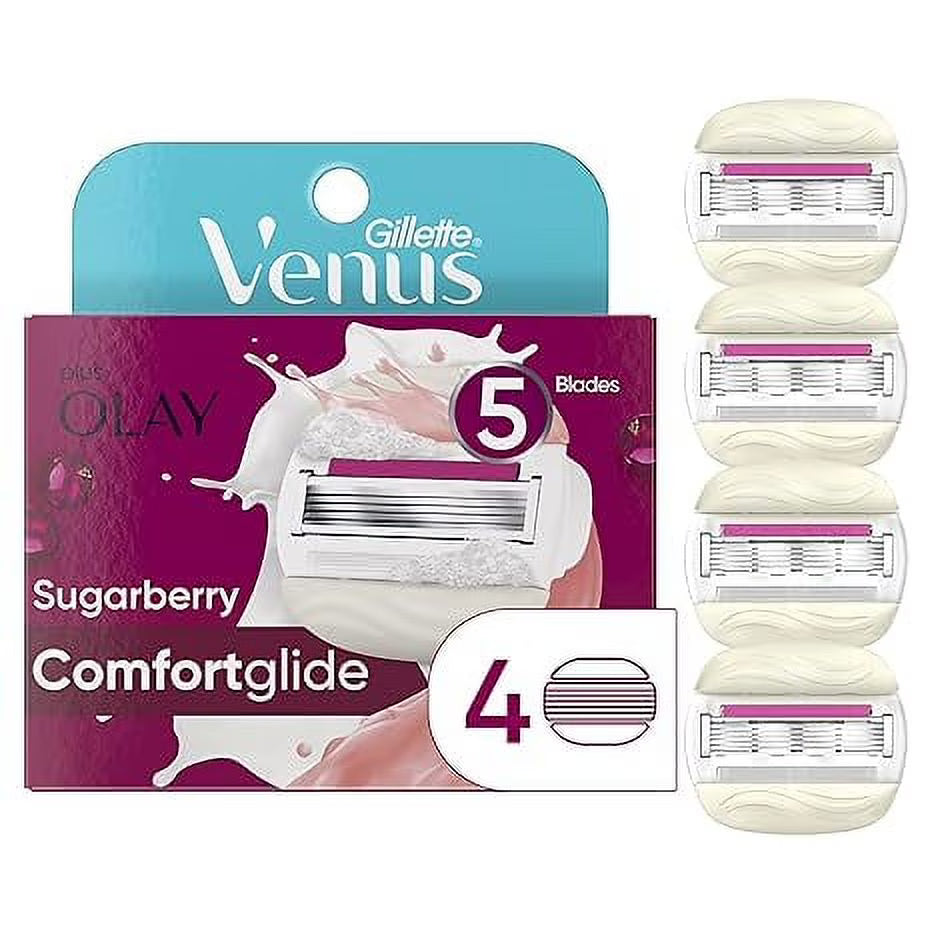 Sugarberry Razor Blade Refills, 4 Ea, 3 Pack E912