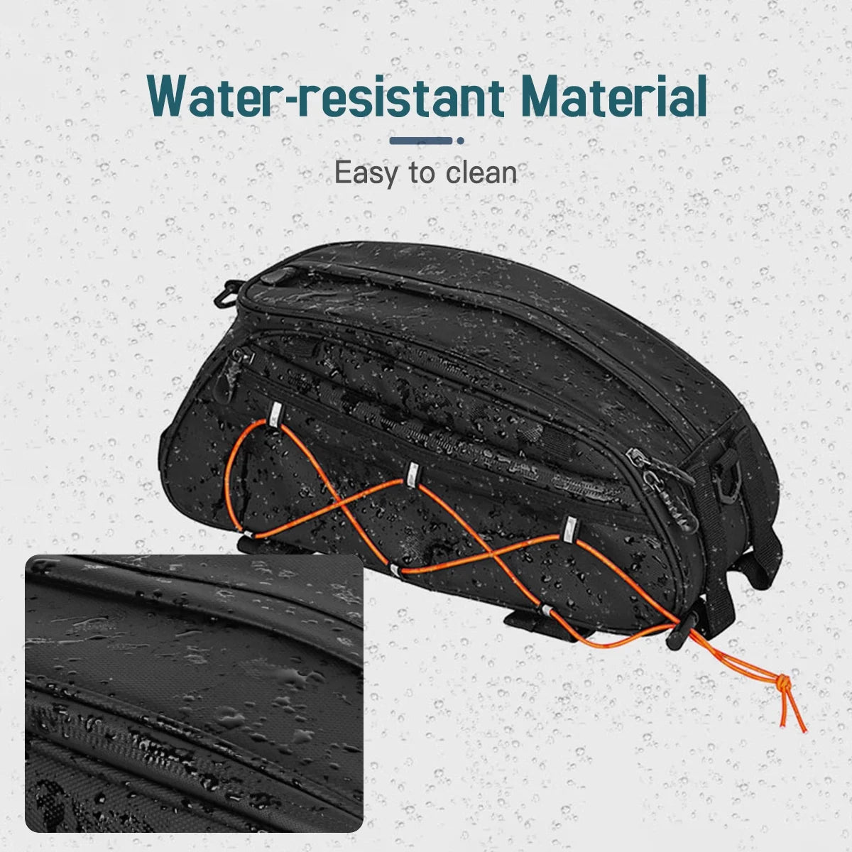 Waterproof Rear Seat Bike Bag with 2 Side Hanging Bags V1026