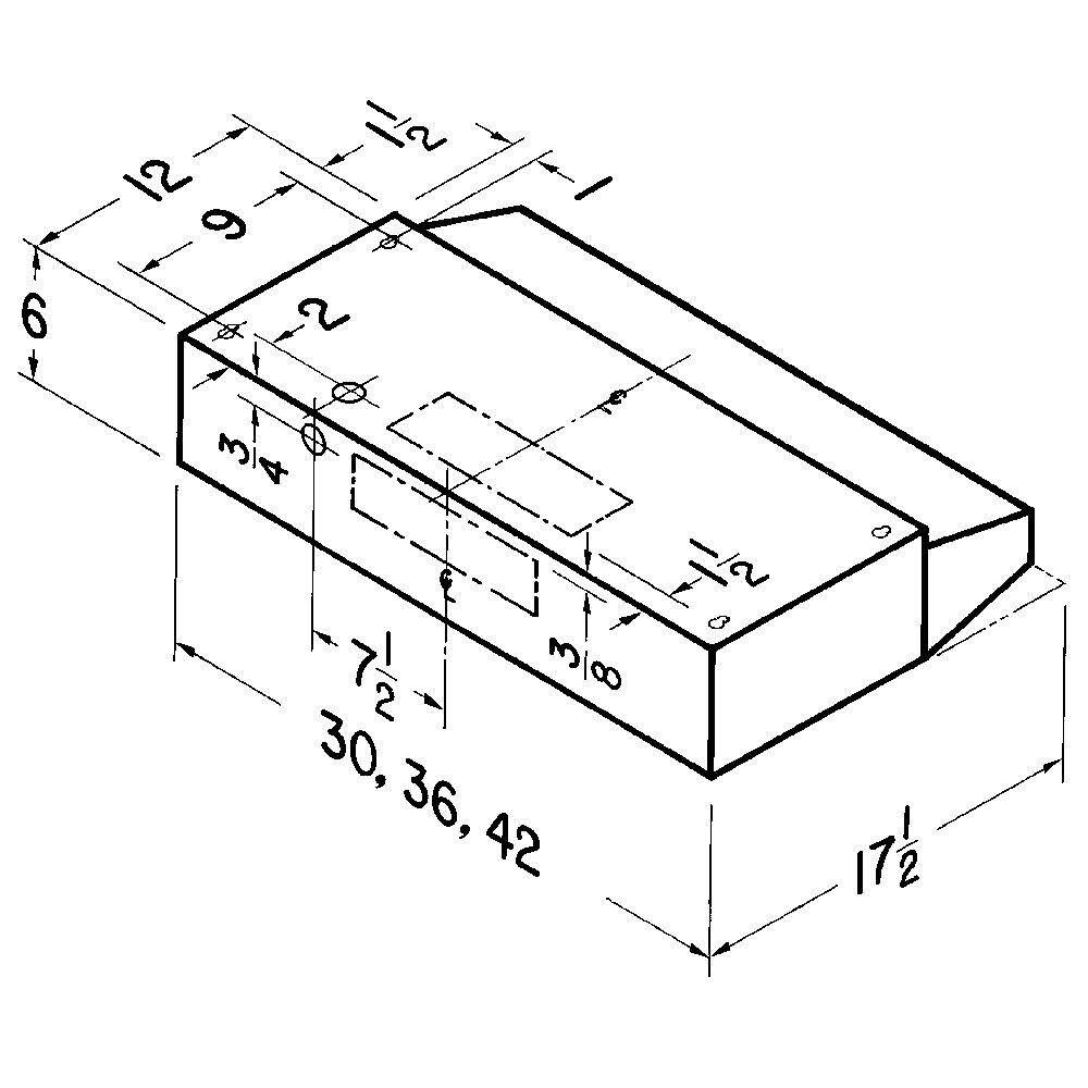 30x22 Under-Cabinet Range Hood, 220 CFM, White Z845626