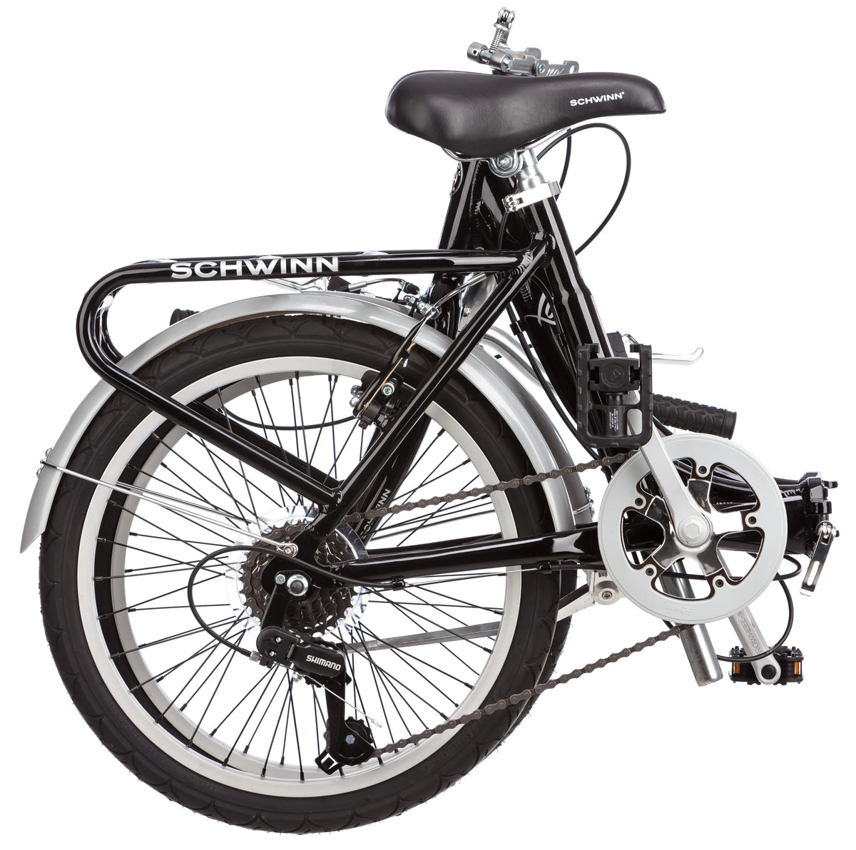 Folding Commuter Bike, 20-inch wheels, Black R14083