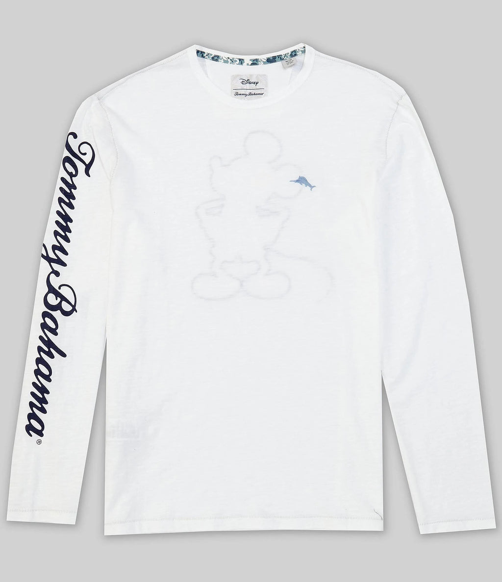 White Long-Sleeve Organic Tee P180431