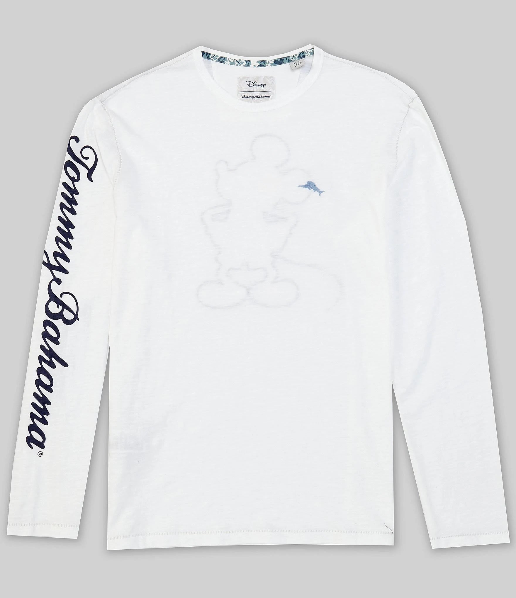 White Long-Sleeve Organic Tee P180431