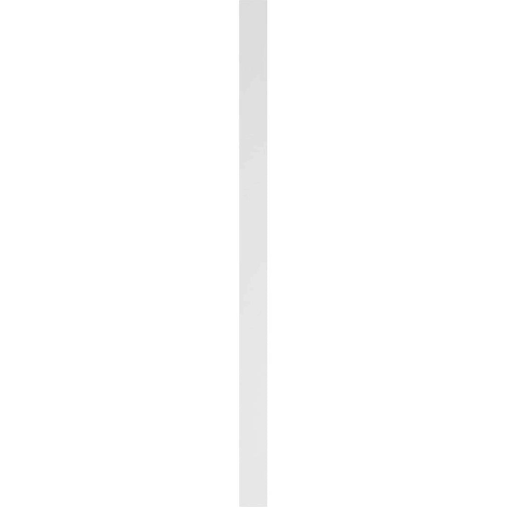 8x22W x 108x22H x 2x22P Flat Panel PVC Pilaster with Decorative Capital & Base (Pair) Z37741