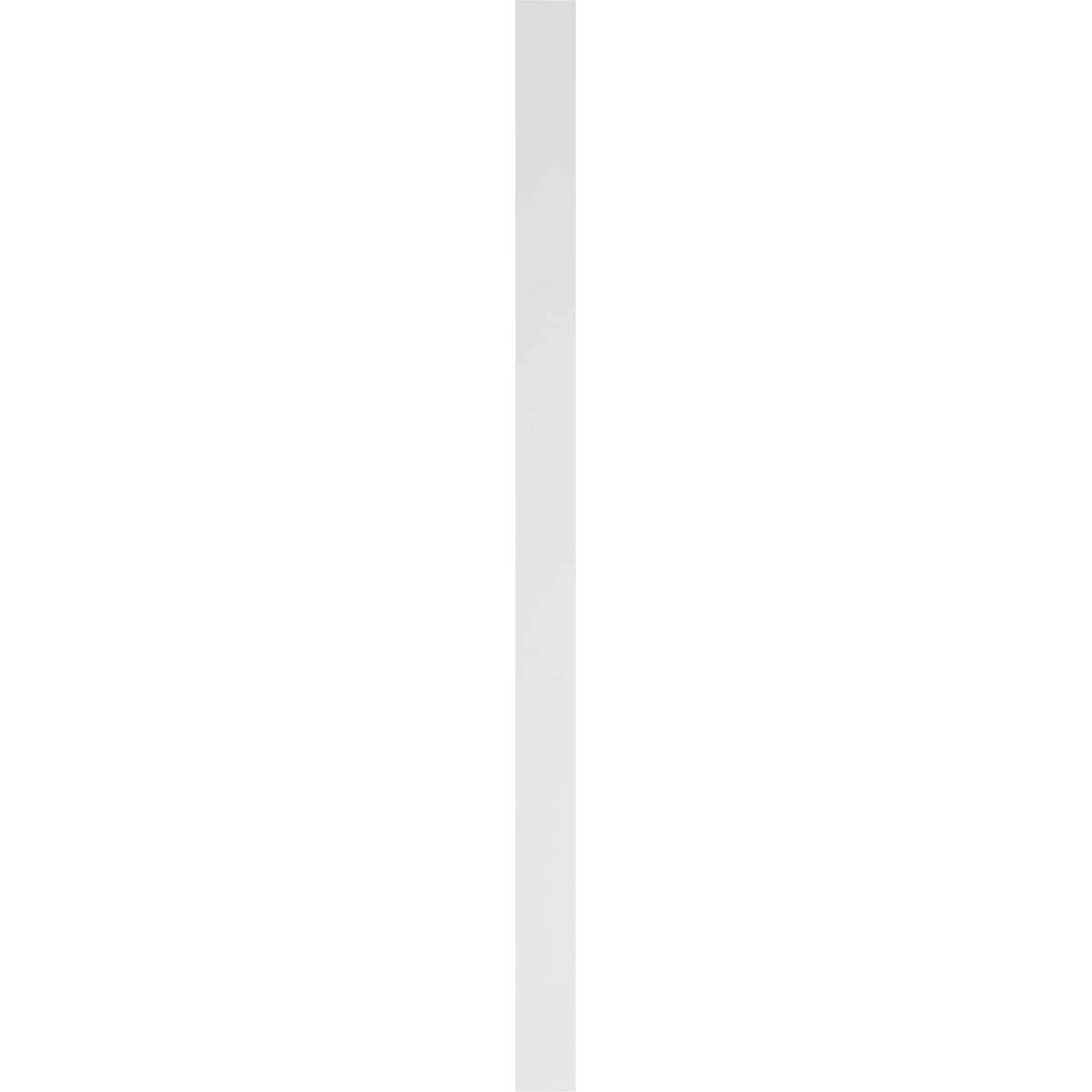 8x22W x 108x22H x 2x22P Flat Panel PVC Pilaster with Decorative Capital & Base (Pair) Z37741