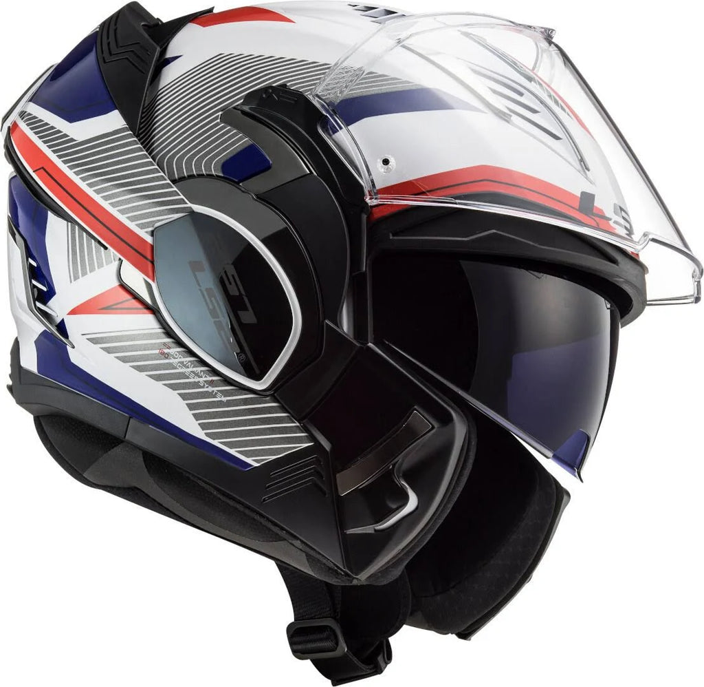 White Red Blue Revo Helmet I4644