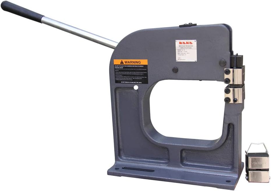 16 Gauge Mild Steel 8-Inch Throat Depth Metal Shrinker Stretcher X8962