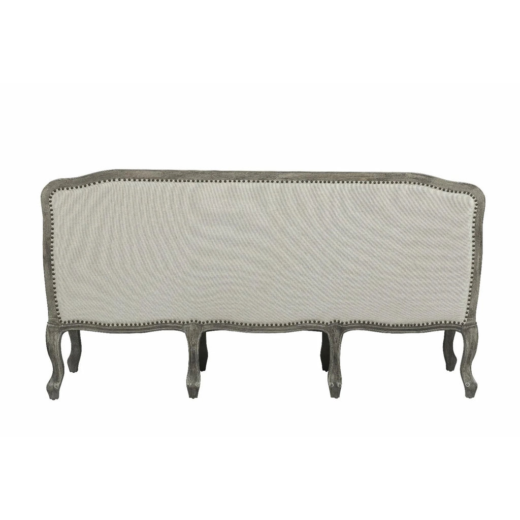 Cream Linen Fabric Sofa with 3 Pillows L708103