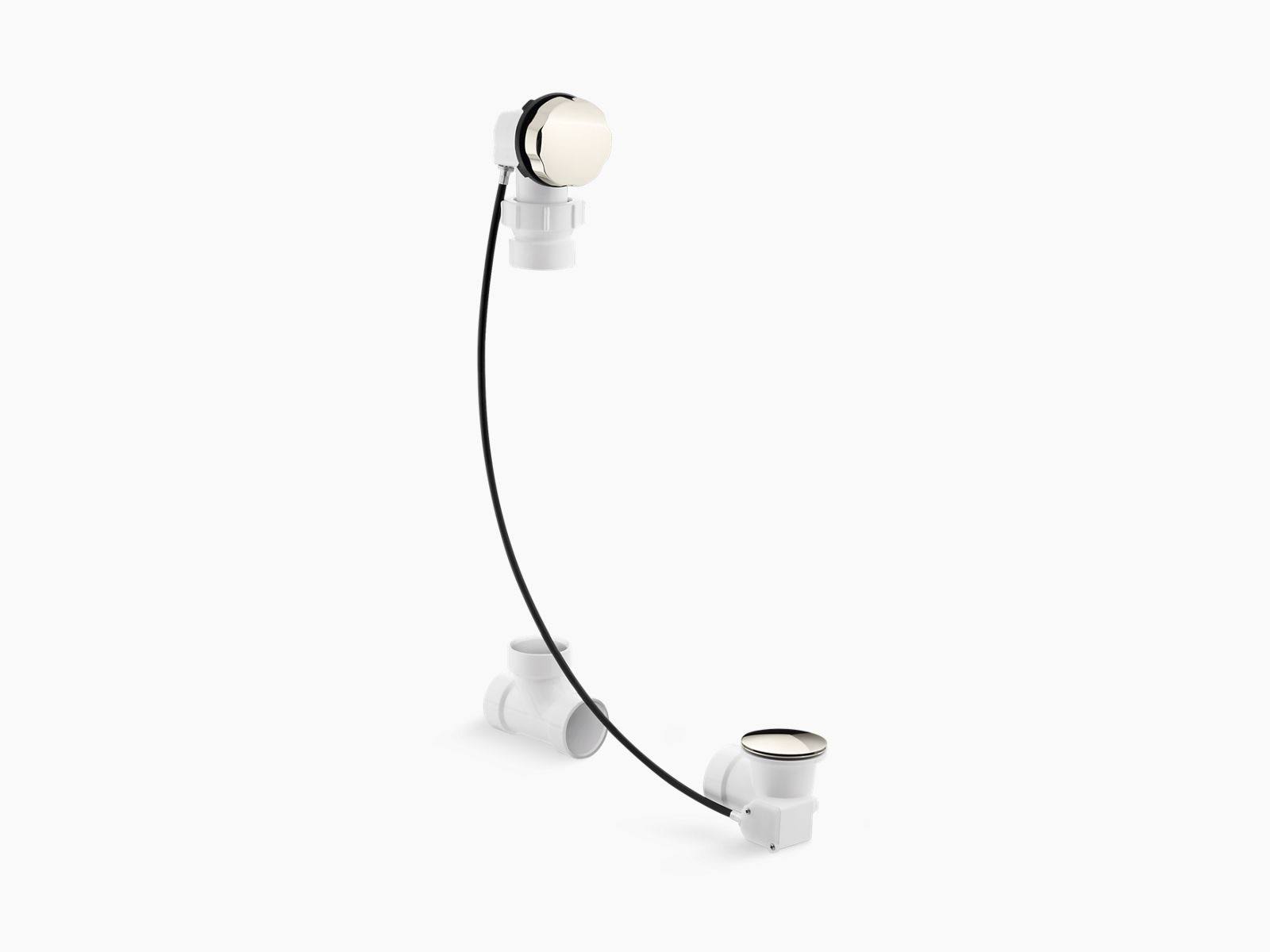 Vibrant Polished Nickel Bath Drain W218873