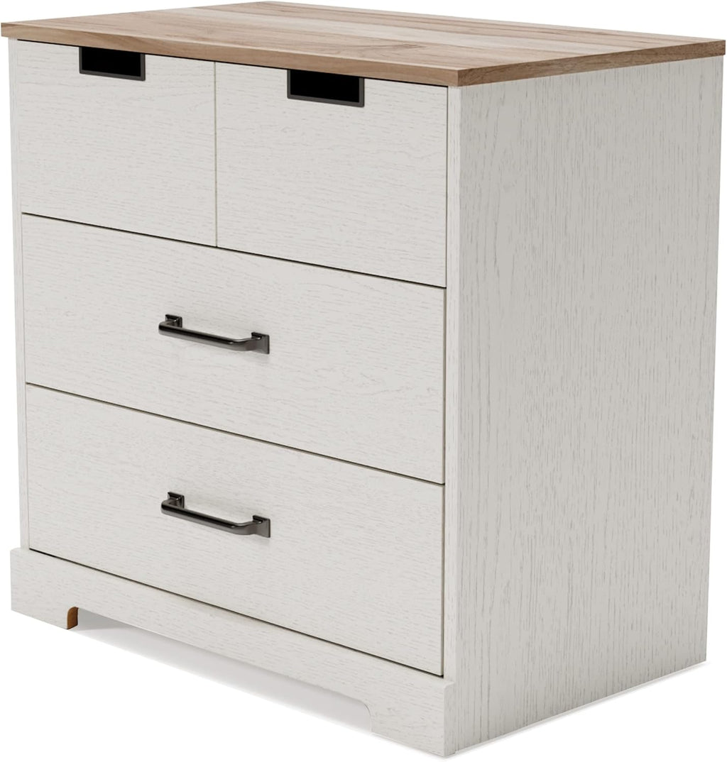 White 3 Drawer Wood Chest Z904697
