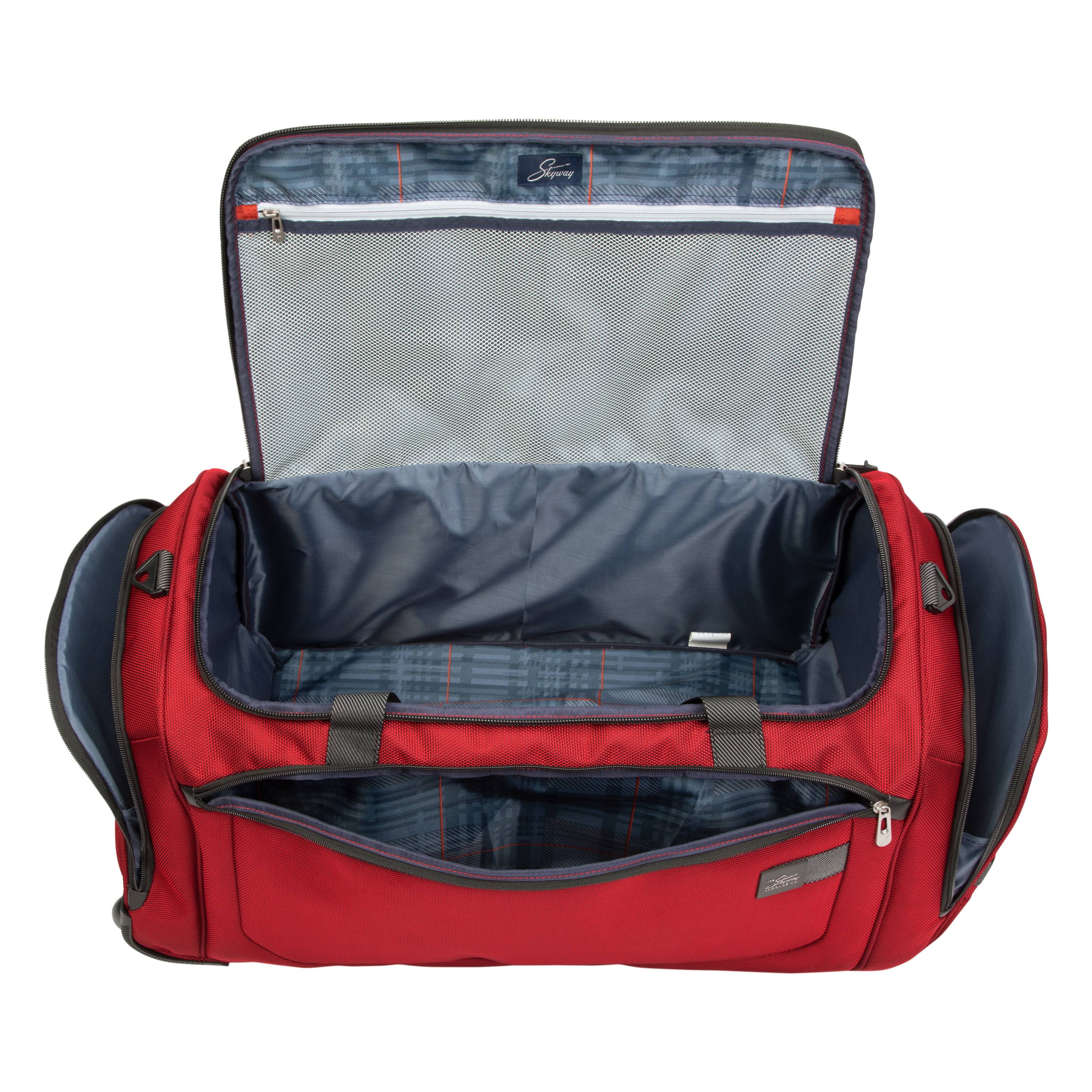 Medium Rolling Duffel True Red V57885