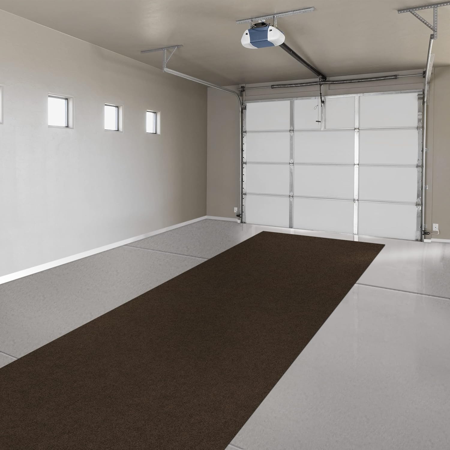 Indoor Outdoor Carpet with Rubber Marine Backing - Dark Brown - 6 Feet x 10 Feet M216