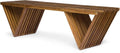 Teak Finish Acacia Wood Bench X6697