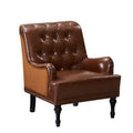 Dark Brown Wide Armchair F680