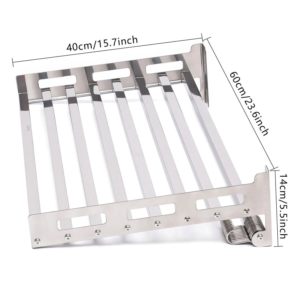 Black Wall Mounted Microwave Oven Shelf Storage Bracket P17550