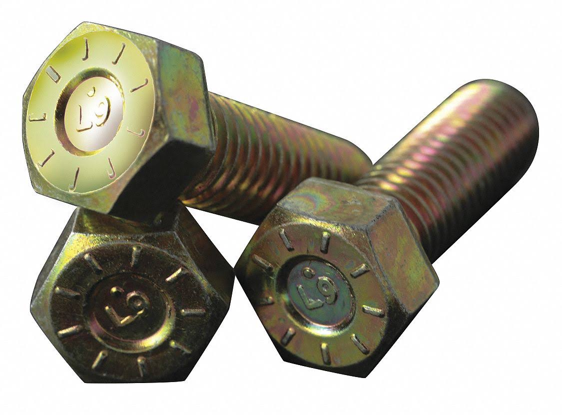 3/4 inch-16 Grade 9 Hex Head Cap Screw, Alloy Steel, Pk 20 N5923